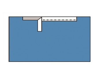 Side drape, Viscose Bi - Lamination Sterile Drape Sheets Soft Comfortable Easy Operation