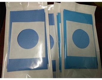 Aperture Round Hole Fenestrated Surgical Drapes Adhesive Tape Tri - Lamination